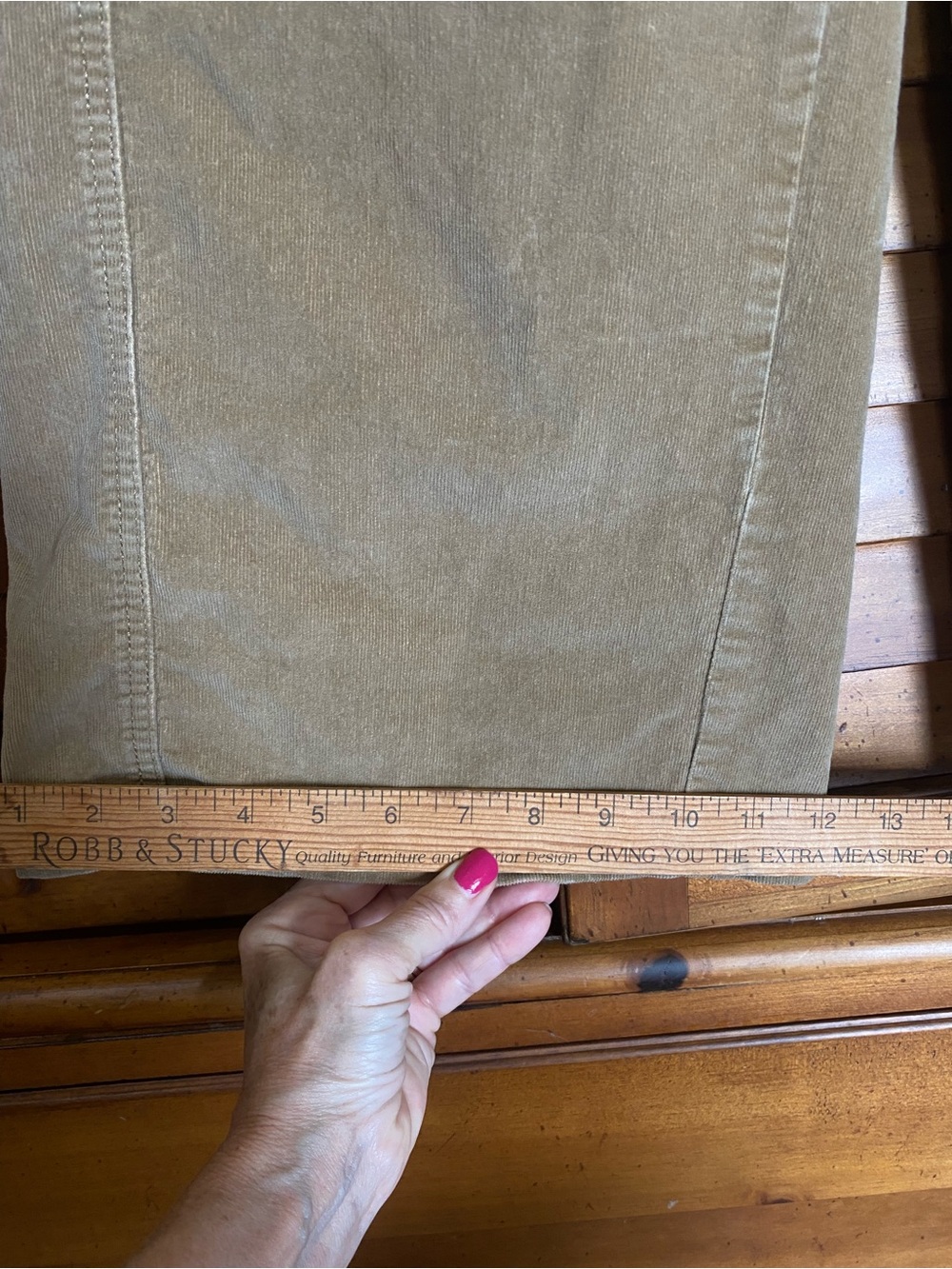 Celebrity Pink Tan Corduroy Wide Leg Pants 5/27 - Picture 5 of 7